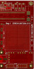 Bordo rosso del PWB di strato 1.60mm 1oz 4mil Bluetooth della maschera 4 della lega per saldatura