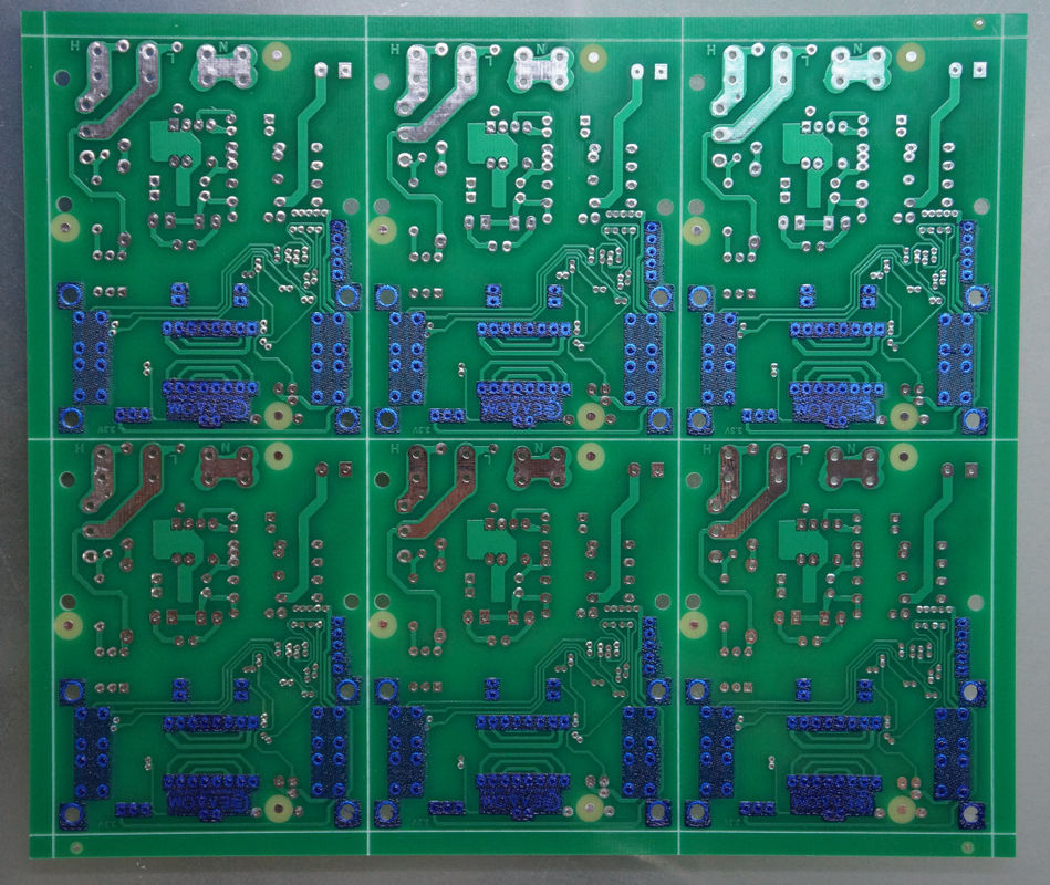 Maschera blu della lega per saldatura di verde del PWB di controllo di impedenza della colla dell'OEM Peelable per attrezzatura 5G
